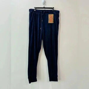 Navy Blue Drawstring Sweatpants - Bae City - Size 3X